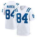Seanshop IN.Colts #84 Tyler Warren Player White Home Game Stitched Jerseys