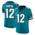 Seanshop J.Jaguars #12 Travis Hunter Player Teal Prowler Throwback Vapor F.U.S.E. Limited Home Game Stitched Jerseys