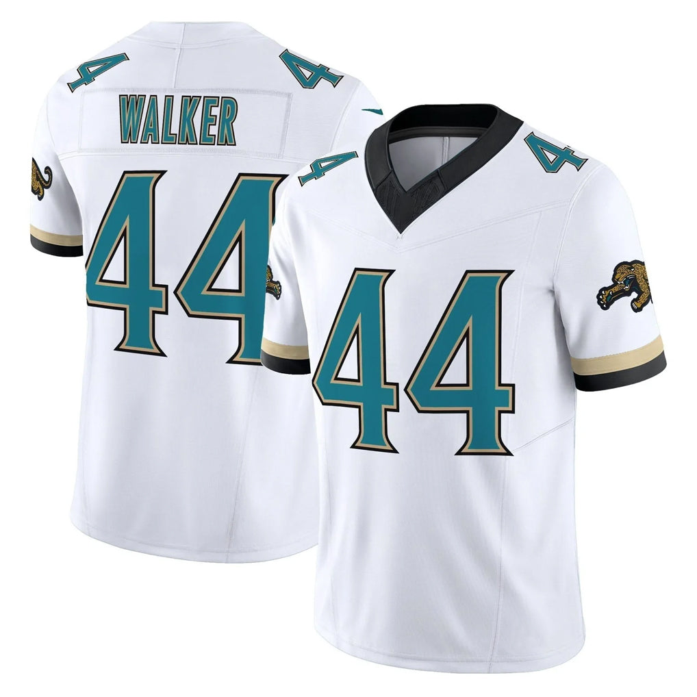 Seanshop J.Jaguars #44 Travon Walker Player White Prowler Throwback Vapor F.U.S.E. Limited Home Game Stitched Jerseys