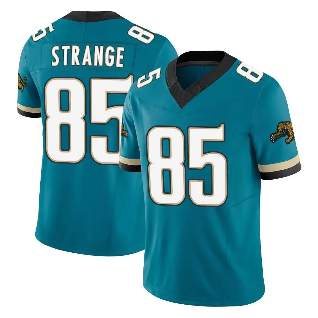 Seanshop J.Jaguars #85 Brenton Strange Player Teal Prowler Throwback Vapor F.U.S.E. Limited Home Game Stitched Jerseys