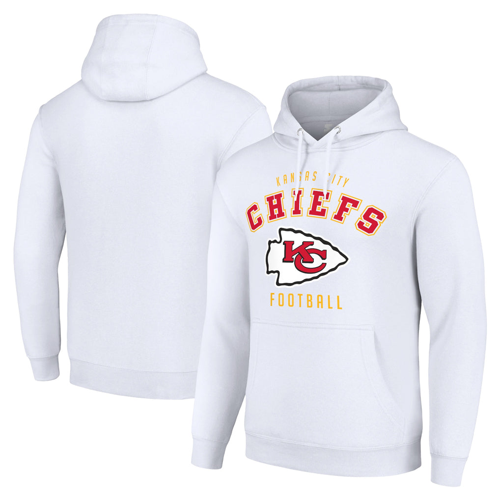 Seanshop KC.Chiefs White Pullover Hoodies Limited Blank Player Stitched Jerseys