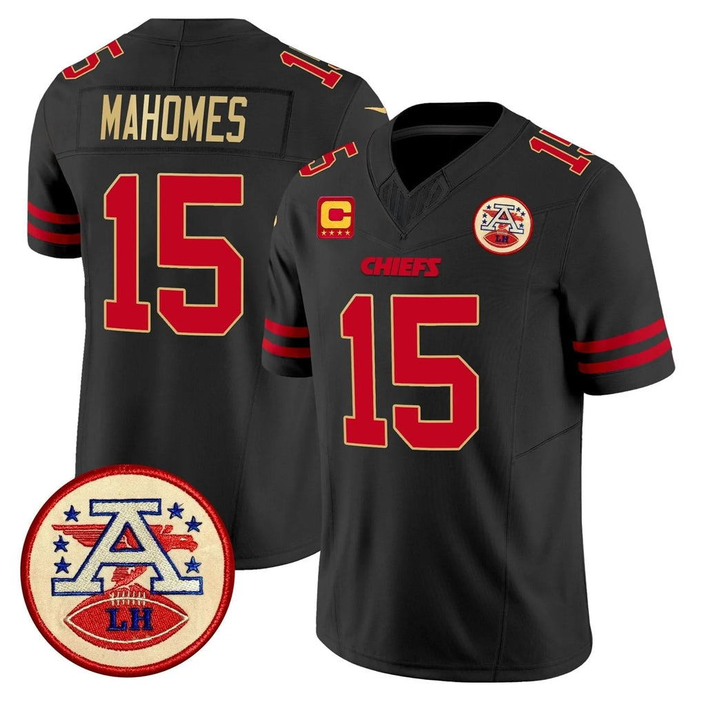 Seanshop KC.Chiefs #15 Patrick Mahomes Player Black Limited Vapor F.U.S.E. Home Game Stitched Jerseys