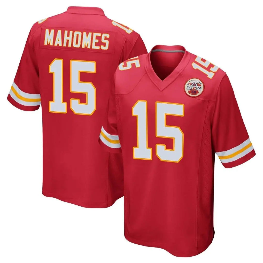 Seanshop KC.Chiefs #15 Patrick Mahomes Player Red Home Game Stitched Jerseys
