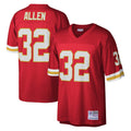Seanshop KC.Chiefs #32 Marcus Allen Player Red Mitchell & Ness Legacy Replica Stitched Jerseys