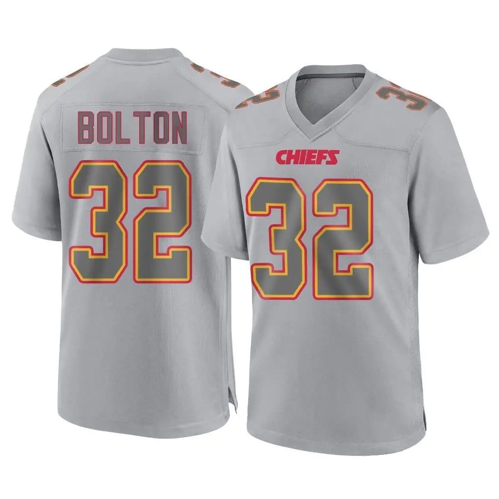 Seanshop KC.Chiefs #32 Nick Bolton Player Gray Atmosphere Fashion Game Stitched Jerseys