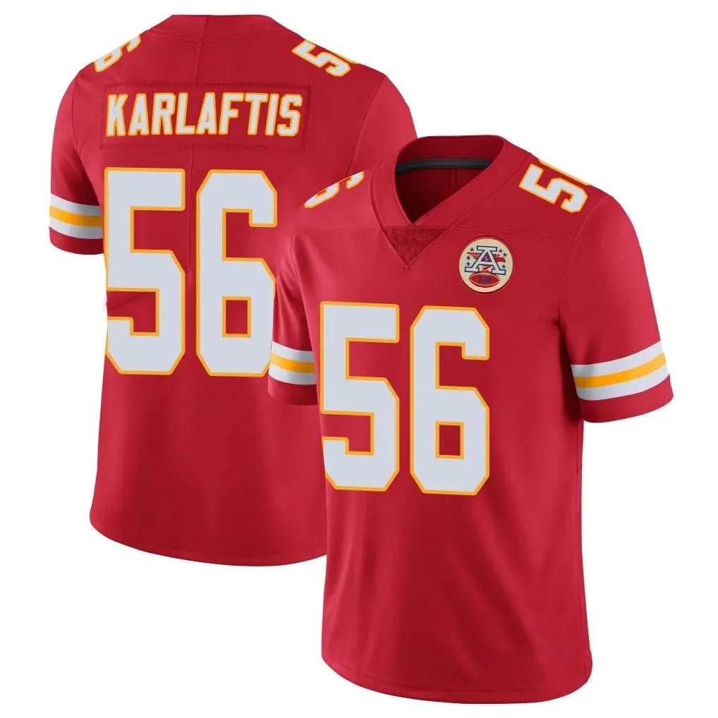 Seanshop KC.Chiefs #56 George Karlaftis Player Red Limited Vapor Untouchable Home Game Stitched Jerseys