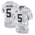 Seanshop KC.Chiefs #5 Mansoor Delane Player Arctic Camo Salute To Service Limited Game Stitched Jerseys