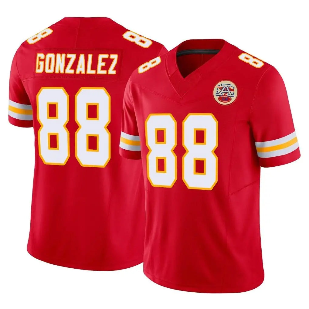 Seanshop KC.Chiefs #88 Tony Gonzalez Player Red Limited Vapor F.U.S.E. Home Game Stitched Jerseys