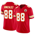 Seanshop KC.Chiefs #88 Tony Gonzalez Player Red Limited Vapor F.U.S.E. Home Game Stitched Jerseys
