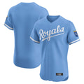 Seanshop KC.Royals Light Blue Alt Limited Elite Blank Player Stitched Jerseys