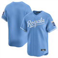 Seanshop KC.Royals Light Blue Alt Limited Home Blank Player Stitched Jerseys