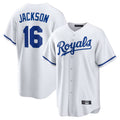 Seanshop KC.Royals #16 Bo Jackson Player White Home Game Stitched Jerseys