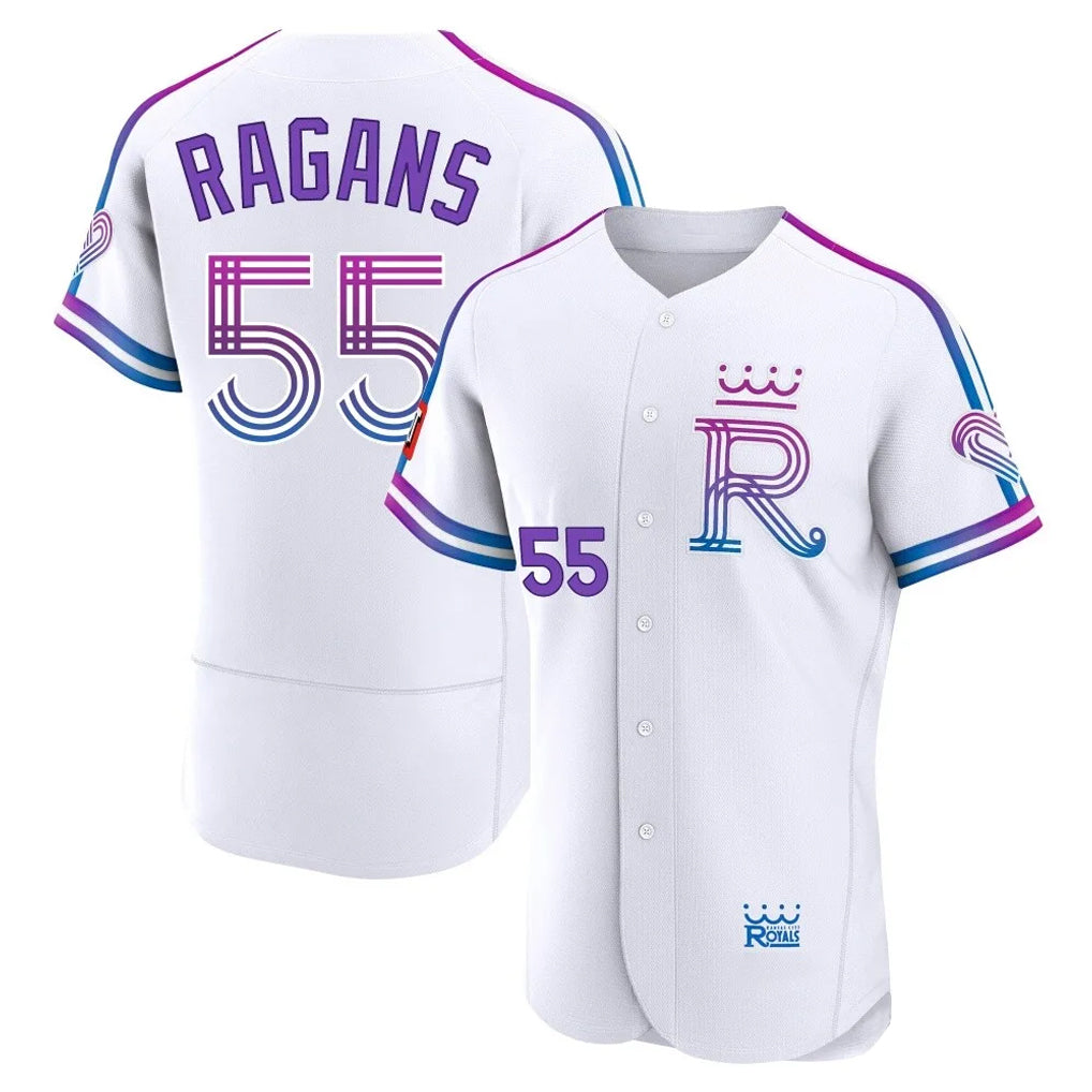 Seanshop KC.Royals #55 Cole Ragans Player White 2026 City Connect Limited Elite Home Stitched Jerseys