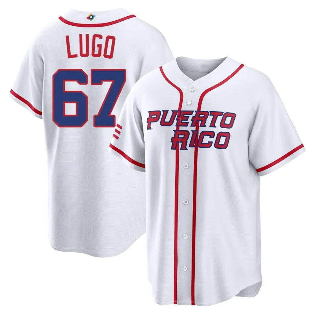 Seanshop KC.Royals #67 Seth Lugo Player White 2026 World Classic Home Stitched Jerseys