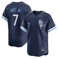 Seanshop KC.Royals #7 Bobby Witt Jr. Player Navy City Connect Limited Home Stitched Jerseys