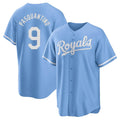Seanshop KC.Royals #9 Vinnie Pasquantino Player Light Blue Home Game Stitched Jerseys