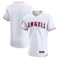 Seanshop LA.Angels White Limited Elite Home Blank Player Stitched Jerseys
