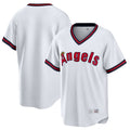 Seanshop LA.Angels White T-shirt Home Game Blank Player Stitched Jerseys