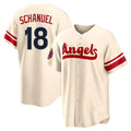 Seanshop LA.Angels #18 Nolan Schanuel Player Cream City Connect Home Stitched Jerseys