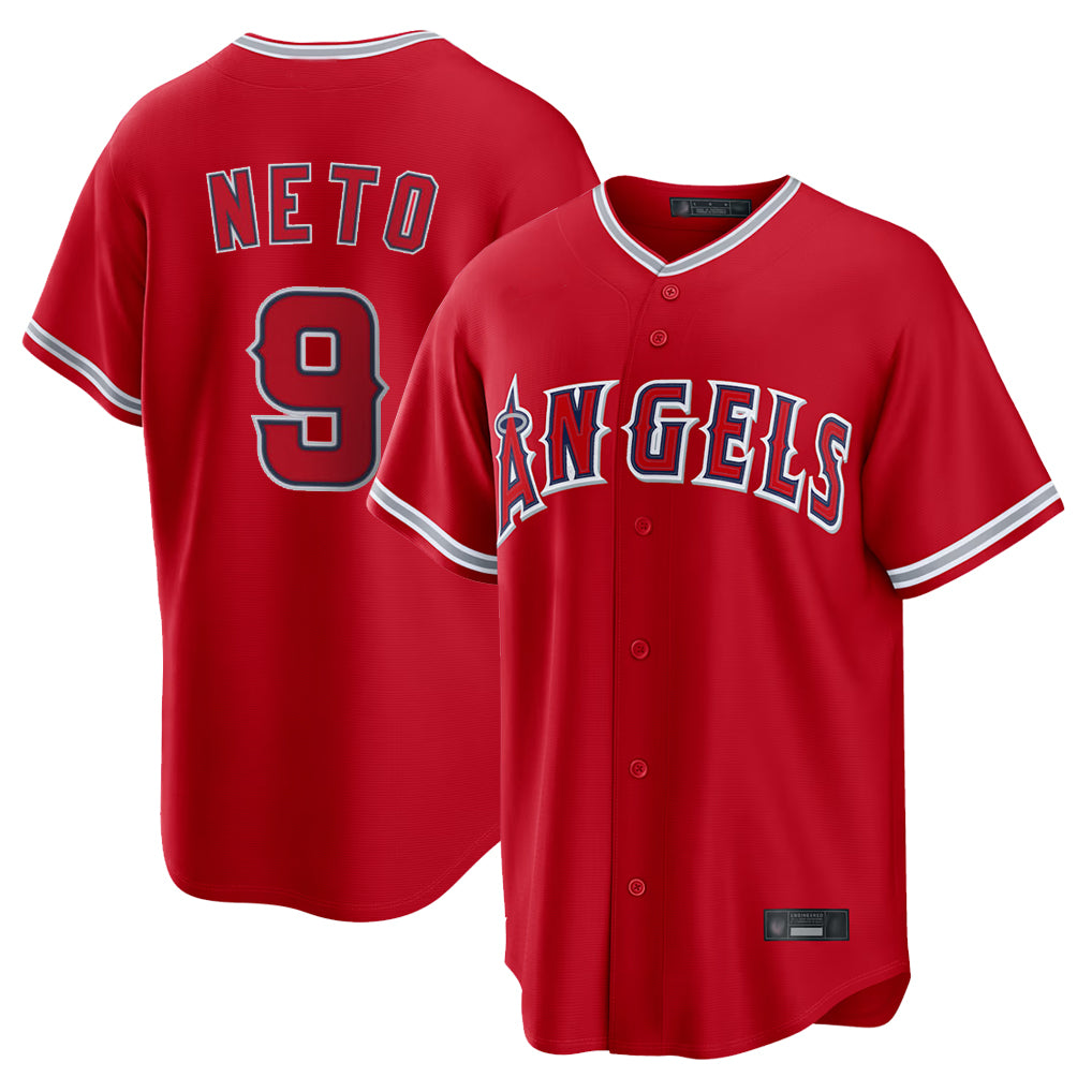 Seanshop LA.Angels #9 Zach Neto Player Red Home Game Stitched Jerseys