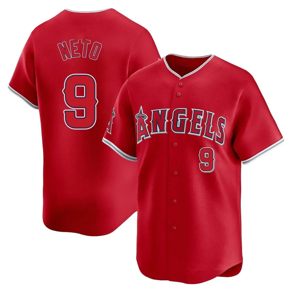 Seanshop LA.Angels #9 Zach Neto Player Red Home Limited Stitched Jerseys
