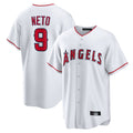 Seanshop LA.Angels #9 Zach Neto Player White Home Game Stitched Jerseys
