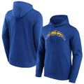 Seanshop LA.Chargers Royal LOGO Pullover Hoodies Home Game Blank Player Stitched Jerseys