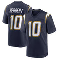 Seanshop LA.Chargers #10 Justin Herbert Player Navy Alternate Home Game Stitched Jerseys