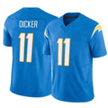 Seanshop LA.Chargers #11 Cameron Dicker Player Blue Limited Vapor F.U.S.E. Home Game Stitched Jerseys