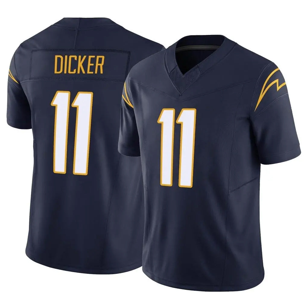 Seanshop LA.Chargers #11 Cameron Dicker Player Navy Limited Vapor F.U.S.E. Home Game Stitched Jerseys