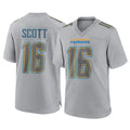 Seanshop LA.Chargers #16 J.K. Scott Player Gray Atmosphere Fashion Home Game Stitched Jerseys