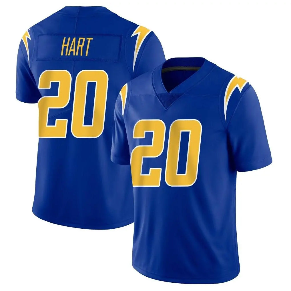 Seanshop LA.Chargers #20 Cam Hart Player Royal Limited Vapor Home Game Stitched Jerseys