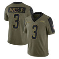Seanshop LA.Chargers #3 Derwin James Jr. Player Navy Vapor F.U.S.E. Limited Home Game Stitched Jerseys