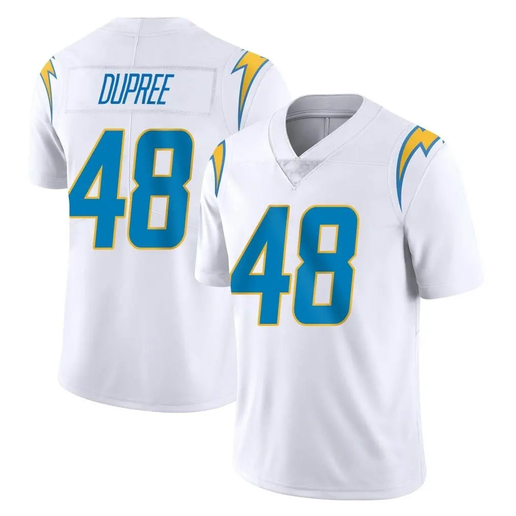 Seanshop LA.Chargers #48 Bud Dupree Player White Limited Vapor Untouchable Home Game Stitched Jerseys