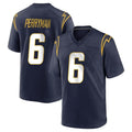 Seanshop LA.Chargers #6 Denzel Perryman Player Navy Home Game Stitched Jerseys