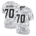 Seanshop LA.Chargers #70 Rashawn Slater Player Arctic Camo Salute To Service Limited Game Stitched Jerseys
