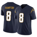 Seanshop LA.Chargers #8 Omarion Hampton Player Navy Limited Vapor F.U.S.E. Home Game Stitched Jerseys