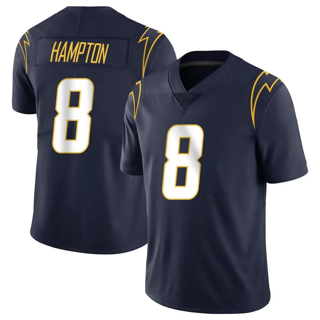 Seanshop LA.Chargers #8 Omarion Hampton Player Navy Limited Vapor Untouchable Home Game Stitched Jerseys