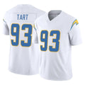 Seanshop LA.Chargers #93 Teair Tart Player White Limited Vapor F.U.S.E. Home Game Stitched Jerseys