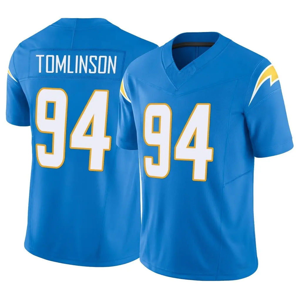 Seanshop LA.Chargers #94 Dalvin Tomlinson Player Blue Limited Vapor F.U.S.E. Home Game Stitched Jerseys