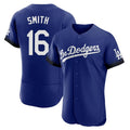 Seanshop LA.Dodgers #16 Will Smith Player Royal City Connect Elite Home Stitched Jerseys