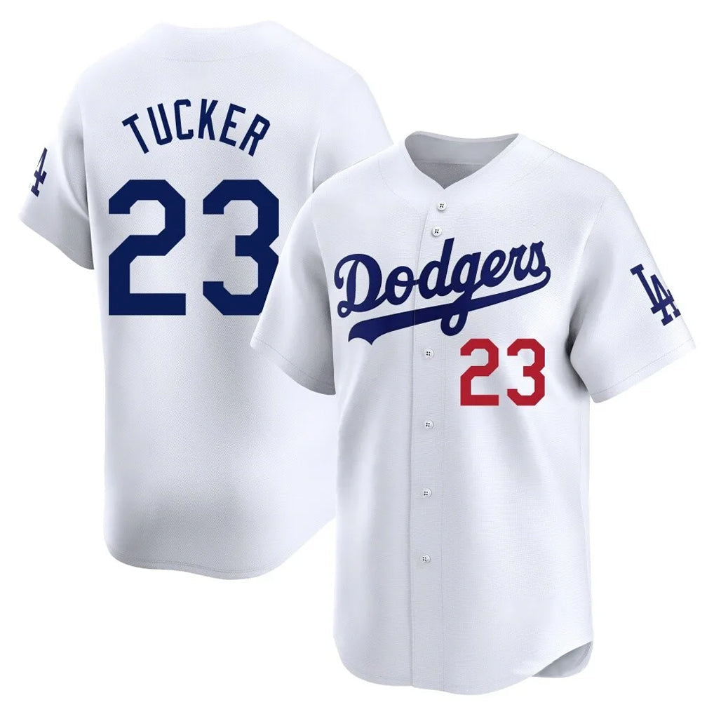 Seanshop LA.Dodgers #23 Kyle Tucker Player White Limited Home Stitched Jerseys