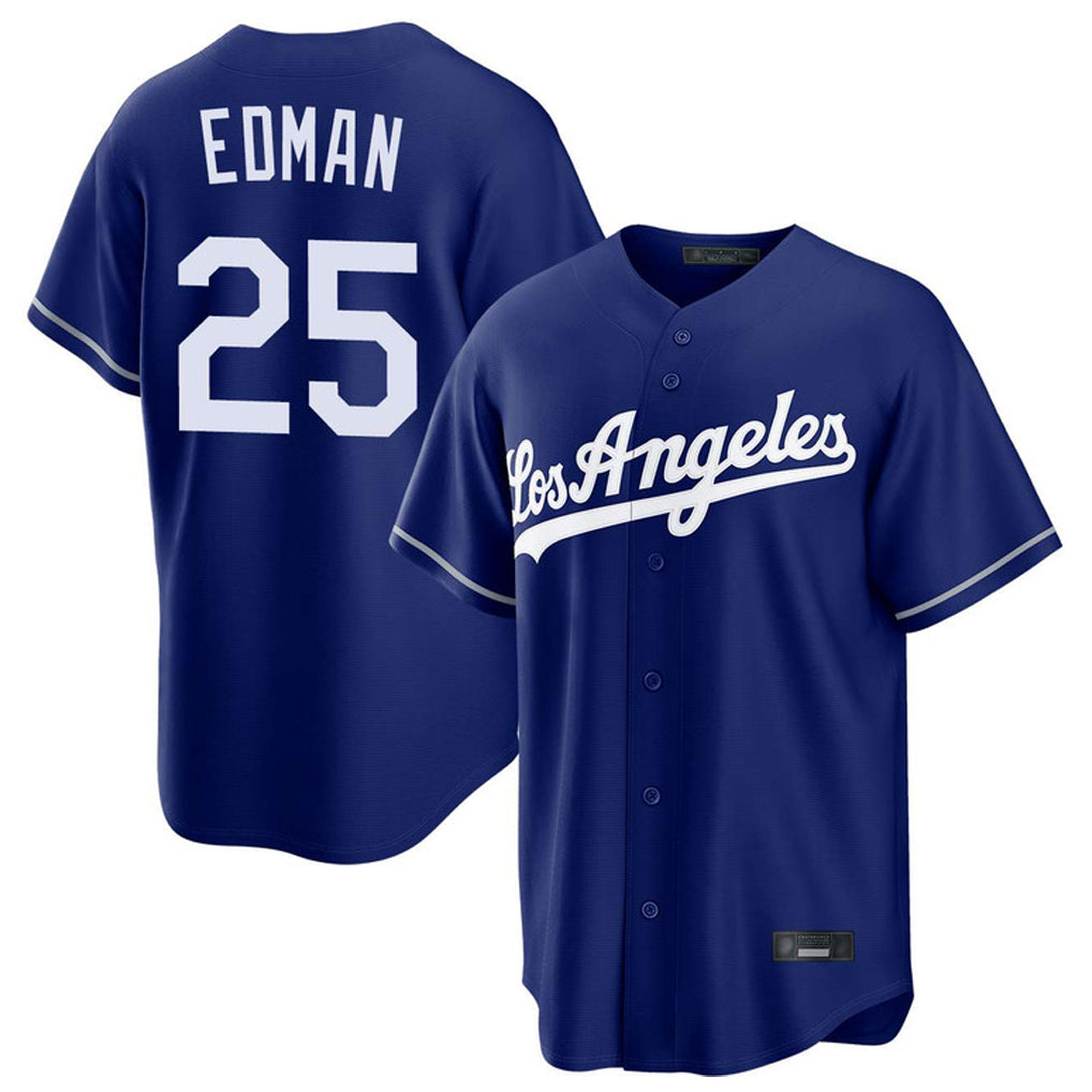 Seanshop LA.Dodgers #25 Tommy Edman Player Royal Game Stitched Jerseys