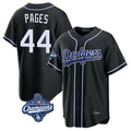 Seanshop LA.Dodgers #44 Andy Pages Player Black World Series Meet Carbon Limited Home Stitched Jerseys