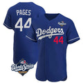 Seanshop LA.Dodgers #44 Andy Pages Player Royal World Series Limited Elite Home Stitched Jerseys