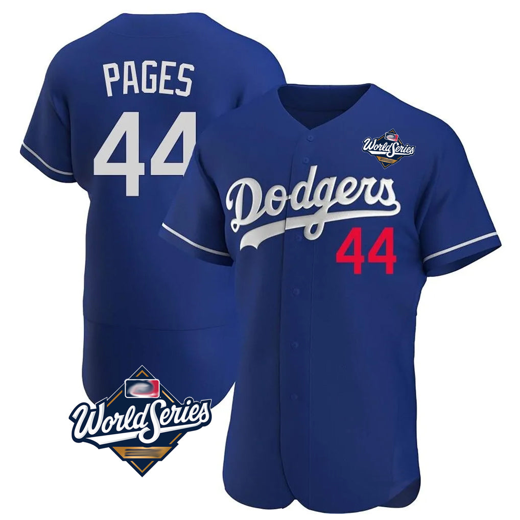 Seanshop LA.Dodgers #44 Andy Pages Player Royal World Series Limited Elite Home Stitched Jerseys