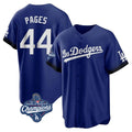 Seanshop LA.Dodgers #44 Andy Pages Player Royal World Series Meet City Connect Home Game Stitched Jerseys