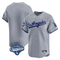 Seanshop LA.Dodgers Blank Player Gray Limited Game World Series Meet Stitched Jerseys
