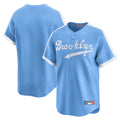 Seanshop LA.Dodgers Blank Player Light Blue Cooperstown Collection Limited Stitched Jerseys