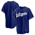 Seanshop LA.Dodgers Blank Player Royal Game Stitched Jerseys